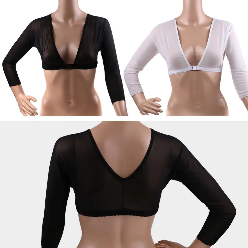 Mesh Breast Support Top With Navel Exposed