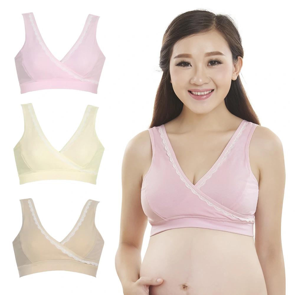 SpringSummer Cotton Nursing Vest Bra Cross