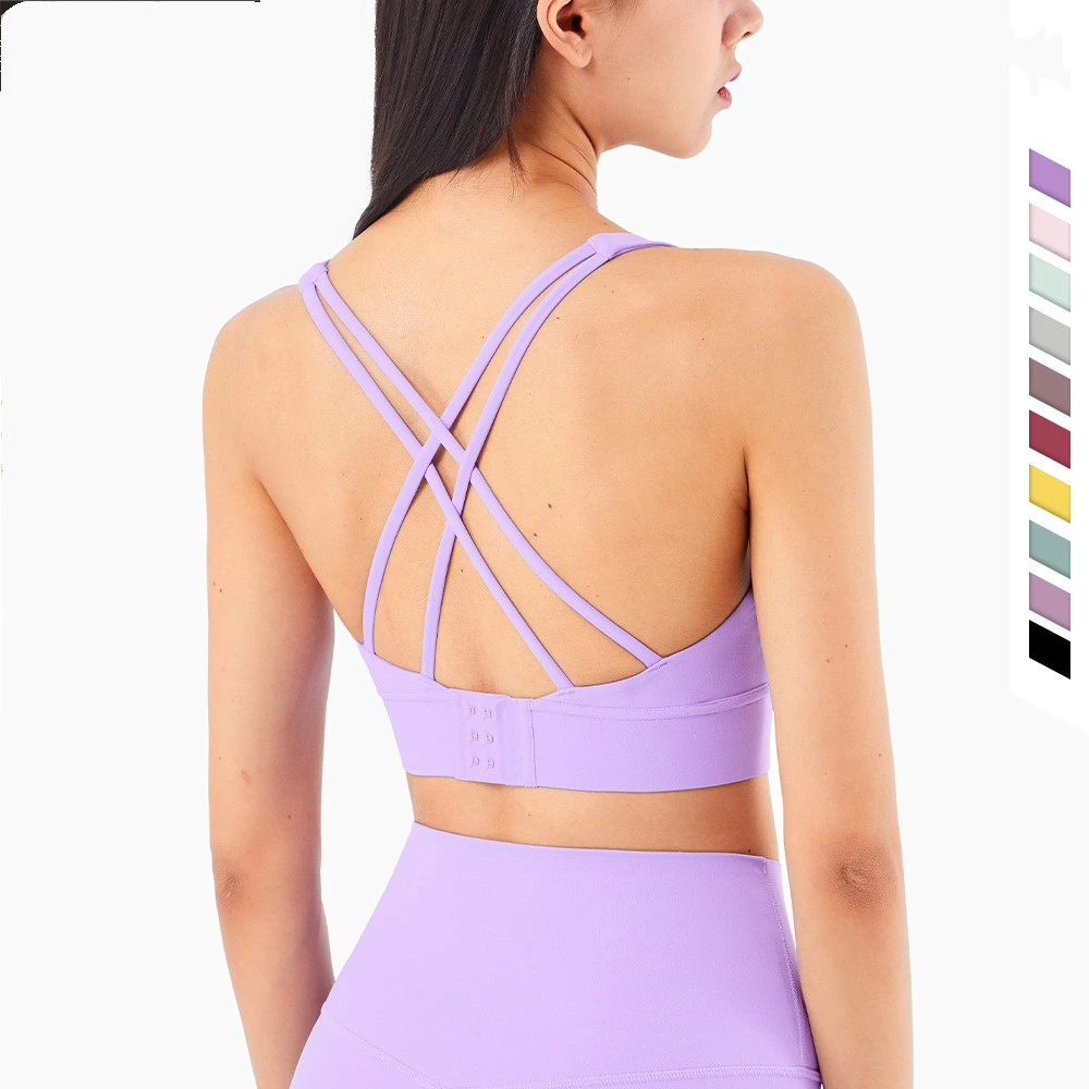 Non-marking Buckle Beauty Back Fitness Underwear