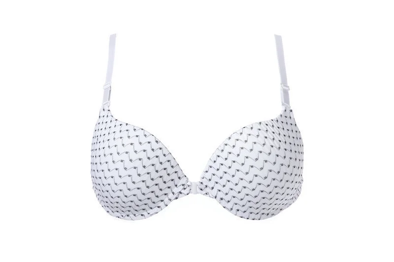 Summer Women's Underwear Striped Gather Bra