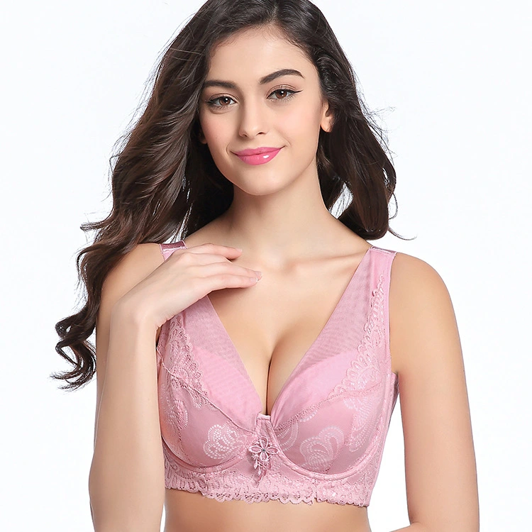 Thin, Large Size Full Cup  Fat MM Bra  Gathers Adjusts And Receives Milk