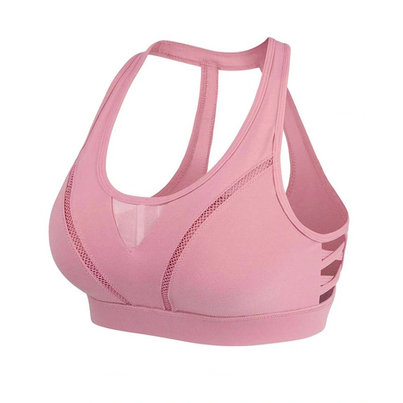 Beauty back buckle design yoga bra