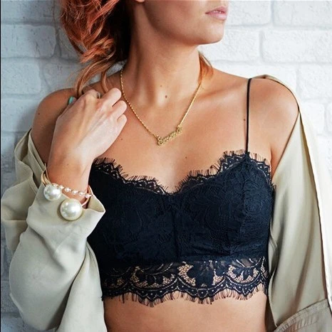 Sexy lace strap wrap chest