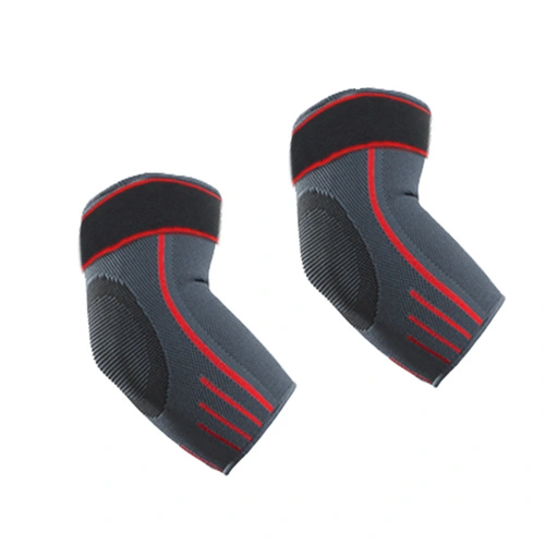 Adjustable Compression Elbow Pads With Straps