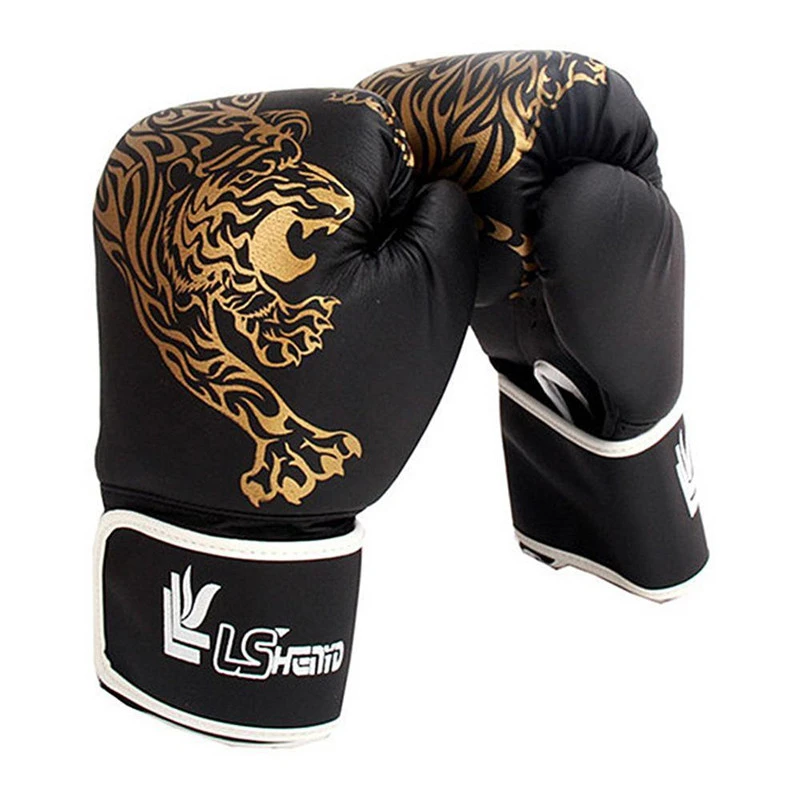 Flame Tiger Figure Boxing Gloves Boxing Training Gloves