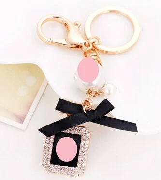 Bow metal key chain car hanging bag Pendant