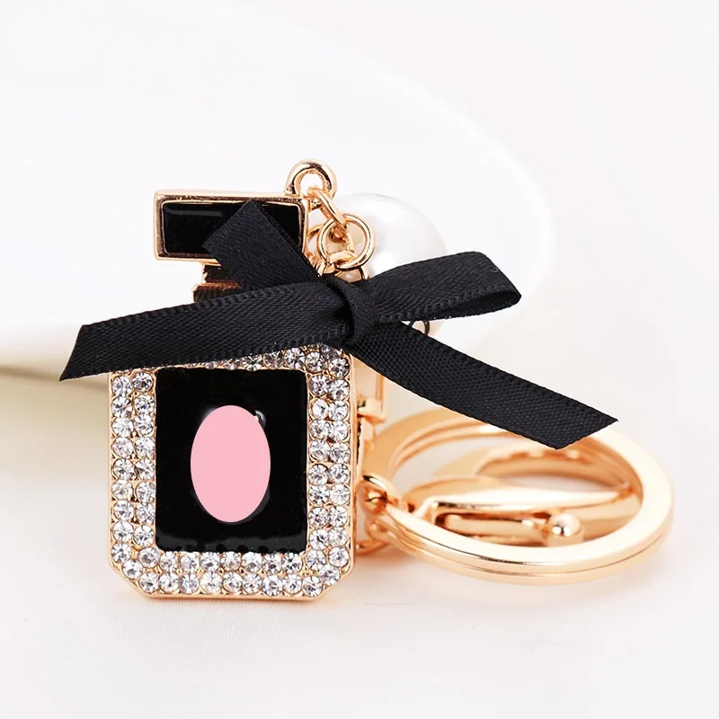 Bow metal key chain car hanging bag Pendant