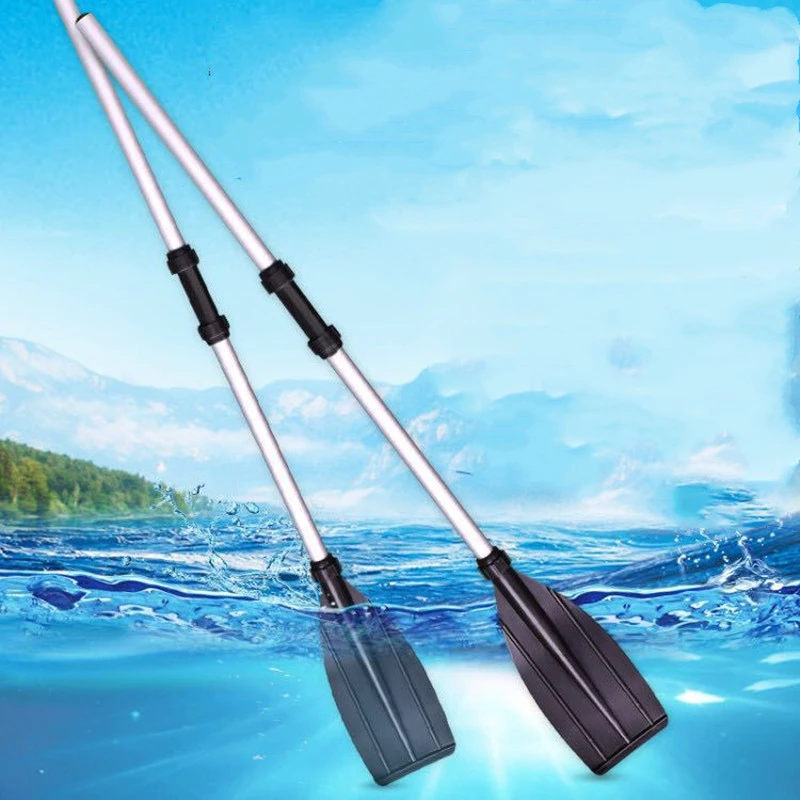 Two aluminum alloy oars