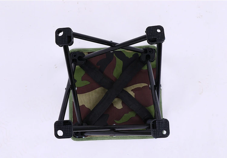 Outdoor Leisure Folding Camouflage Small Flat Stool