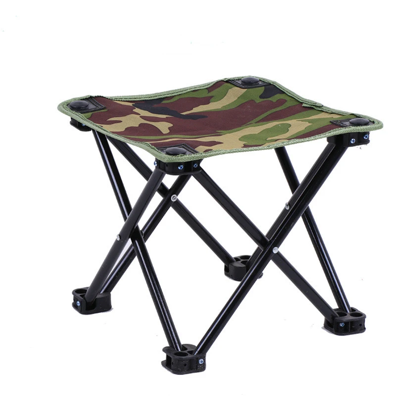 Outdoor Leisure Folding Camouflage Small Flat Stool