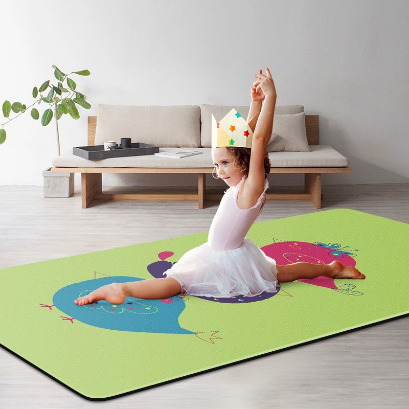 Tpe thick non-slip printed yoga