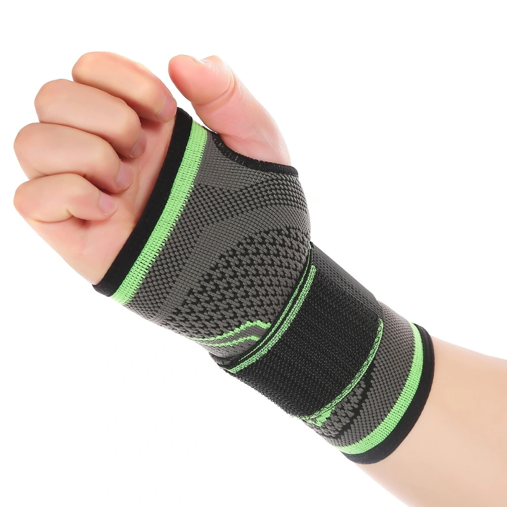 Weightlifting breathable knit handguard