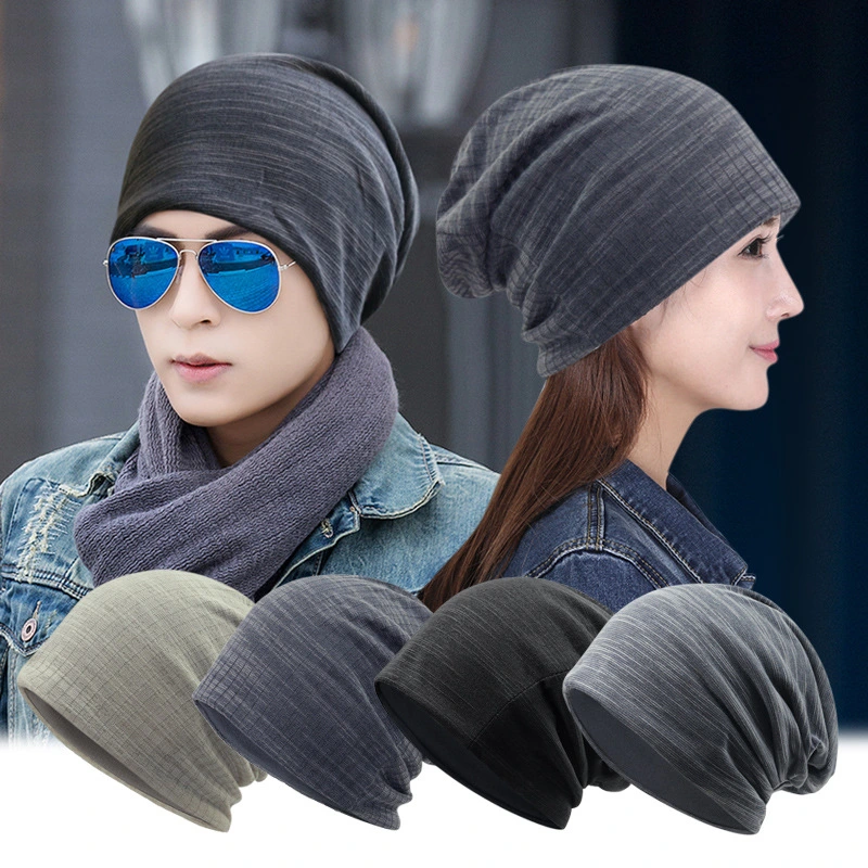 Spring And Autumn Thin Baotou Cotton Gauze Pullover Cap For Men And Women