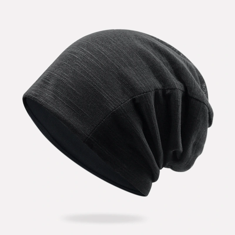 Spring And Autumn Thin Baotou Cotton Gauze Pullover Cap For Men And Women