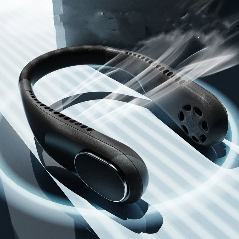 Rechargeable Plug-In Lazy Hand-Held Mini Portable Without Leaves And Strong Wind