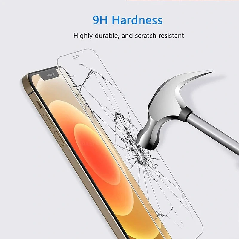 Compatible with Apple, Suitable For IPhone 12 Tempered Glass Film IPHONE 12 PRO MAX Anti-Fingerprint Mobile Phone Protective Film