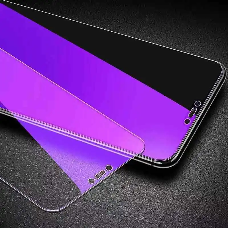 VIVO S1pro Full Screen Transparent Purple Tempered Film