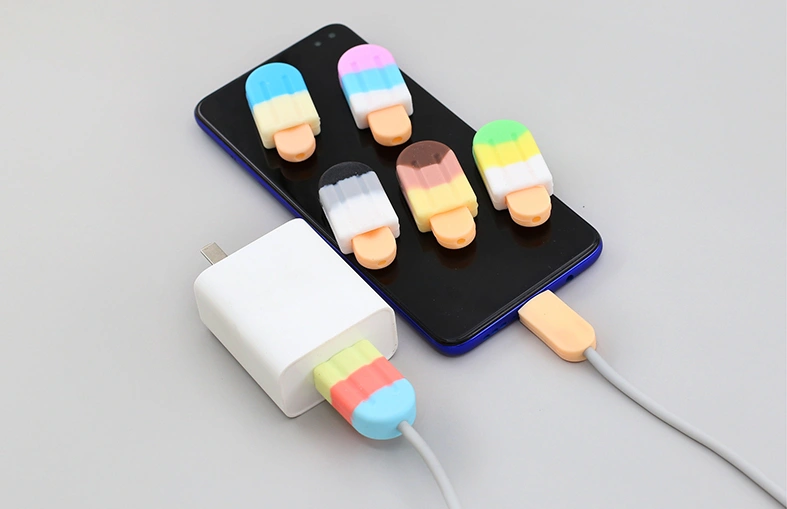 Ice Cream Mobile Phone Data Cable Protective Cover