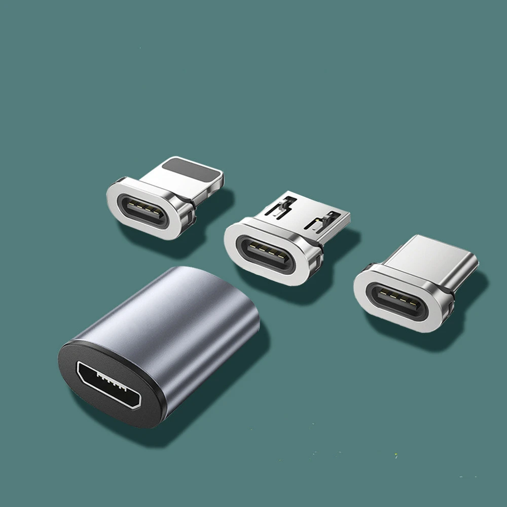 Three-in-one magnetic adapter