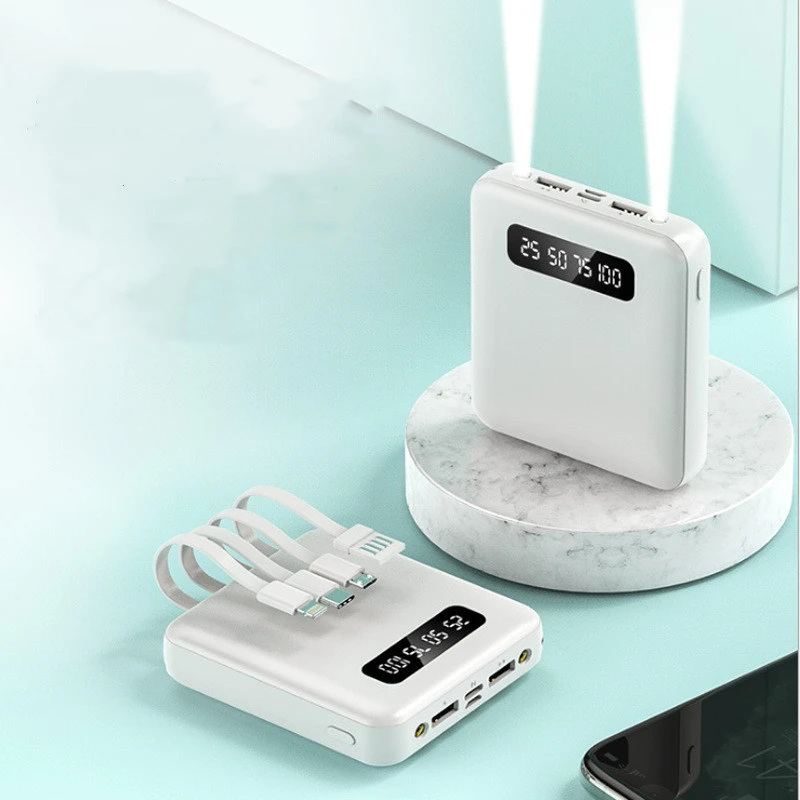 Digital display with cable charger