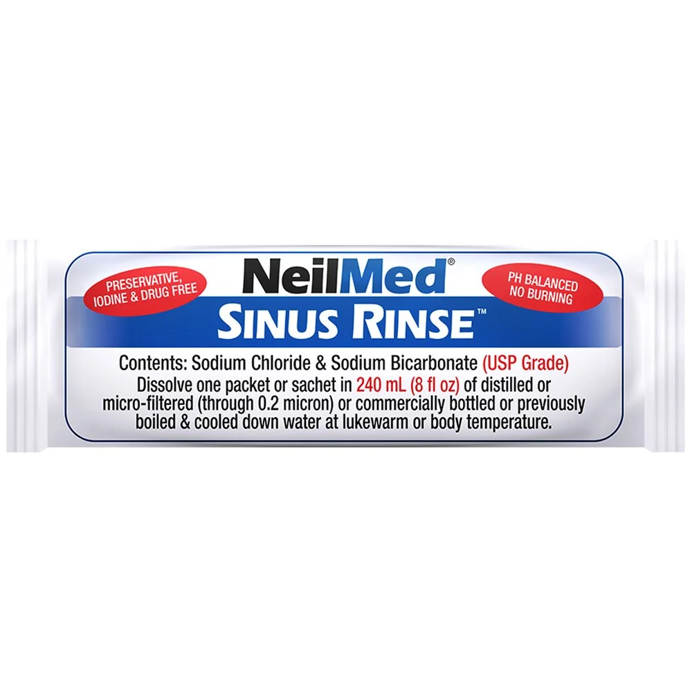 NeilMed Sinus Rinse - A Complete Sinus Nasal Rinse Kit, 50 count (Pack of 1)