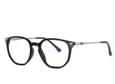 Men's And Women's Anti-blue Light Glasses, Computer Goggles, Metal Elastic Black Glasses Frame