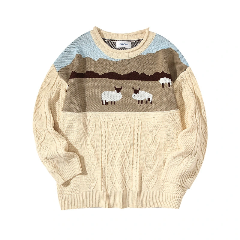 Loose sweater coat