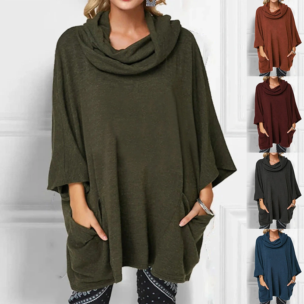 Loose jacket pocket top women's clothing