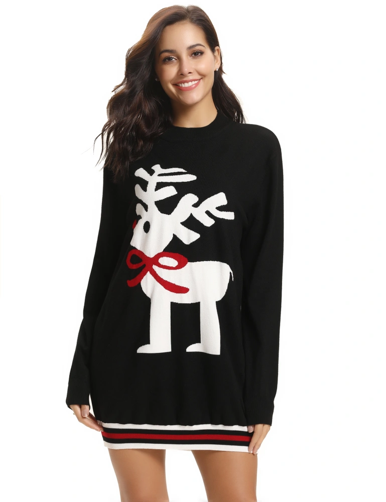 Long Christmas loose sweater