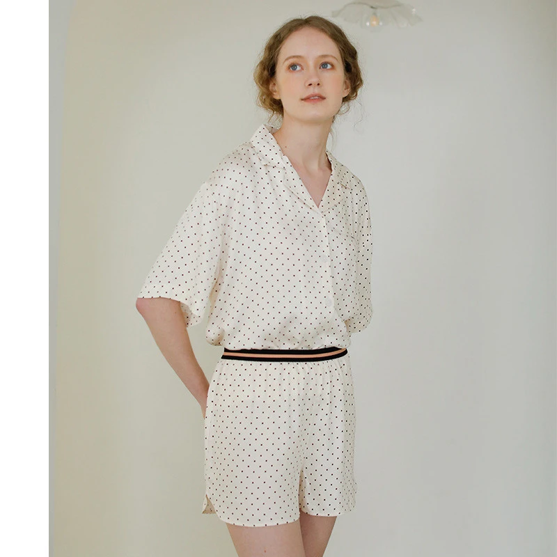 Women's shorts shirt pajamas suit