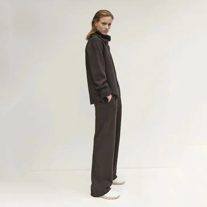 New Autumn and Winter Cape Knit Sweater Jogging Straight Pants Loose Suit
