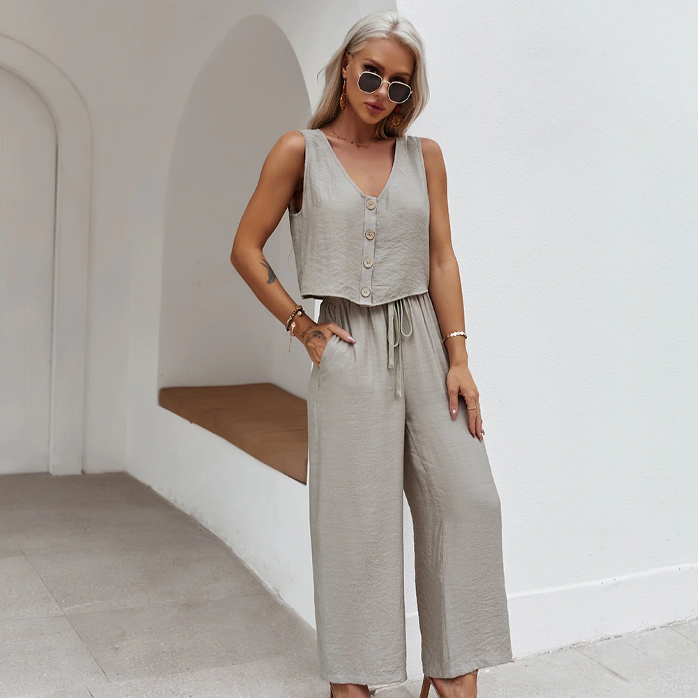 Spring And Summer Jacket Short Vest Suit