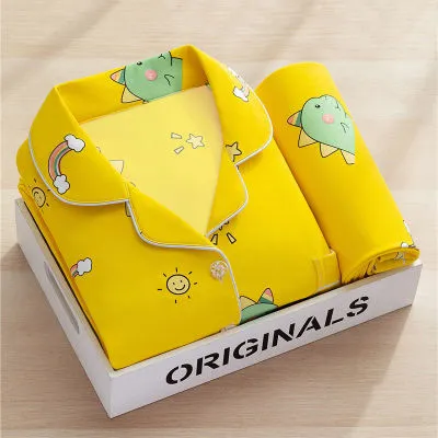 Cute Plus Size Loose Confinement Summer Home Service Suit