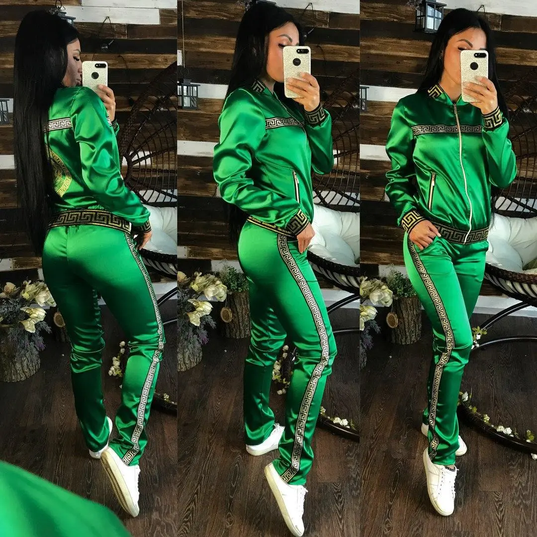 Women's New Sports And Leisure Suit Two Piece Suit
