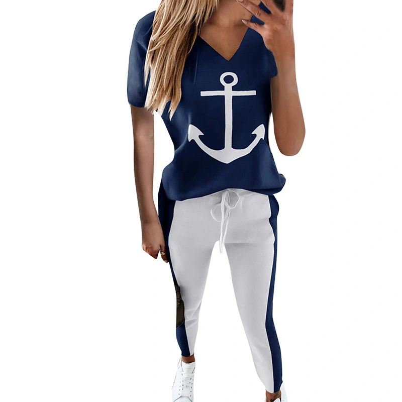 Color Block Fashion Casual Suit