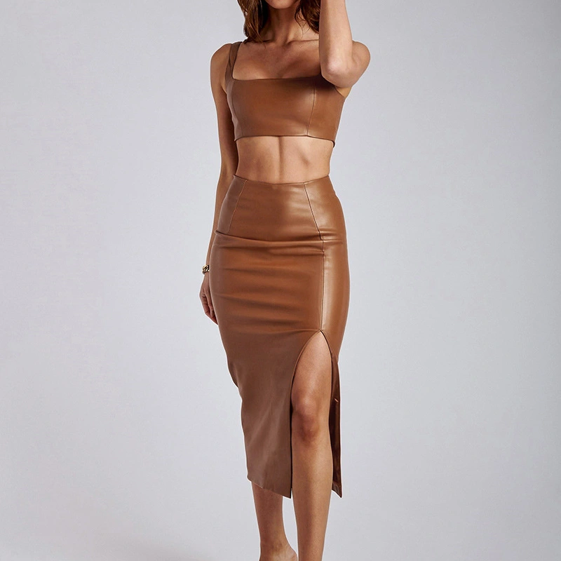 Autumn New Style Women's Fashion Suspender Skirt Suit