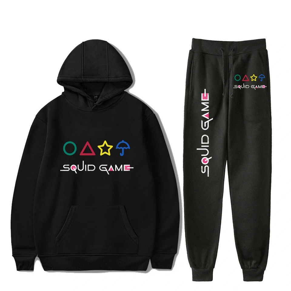 Hooded Sweatshirt And Leggings Sports Suit