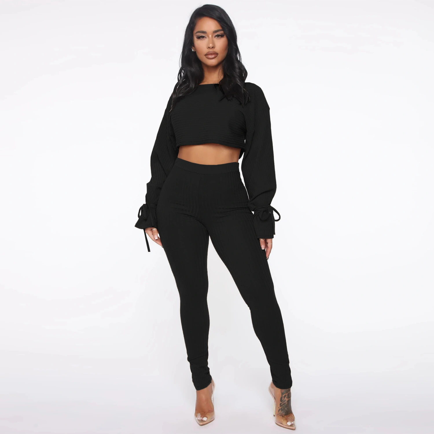 European And American Women's Two-piece Trouser Suit