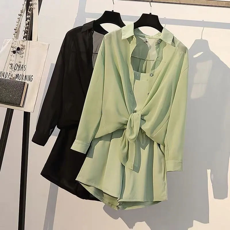 New Style Women's Sun Protection Jacket Three-piece Suit