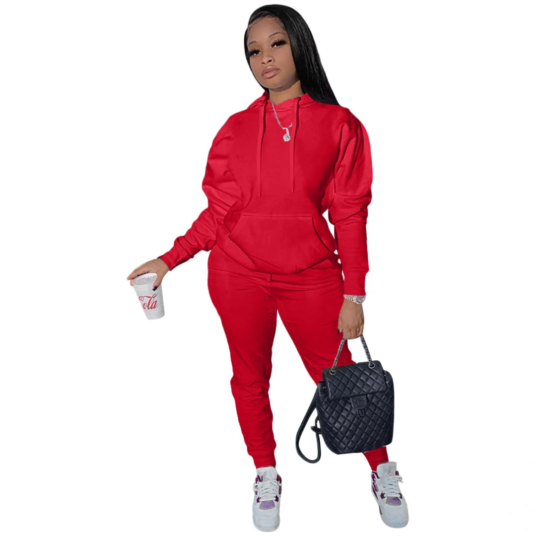 Fashion And Leisure Two-piece Printed Sports Suit