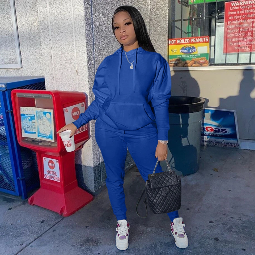 Fashion And Leisure Two-piece Printed Sports Suit
