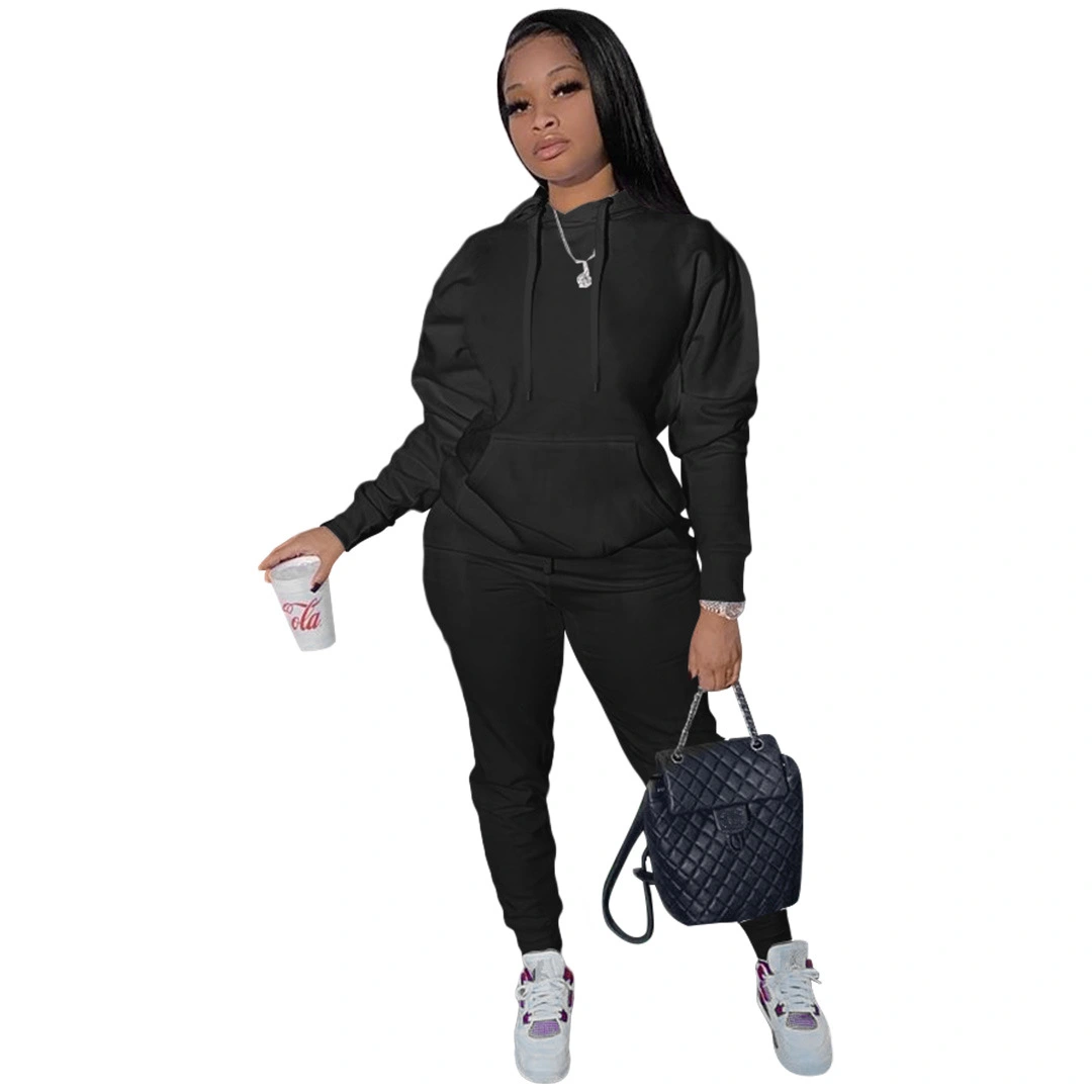 Fashion And Leisure Two-piece Printed Sports Suit