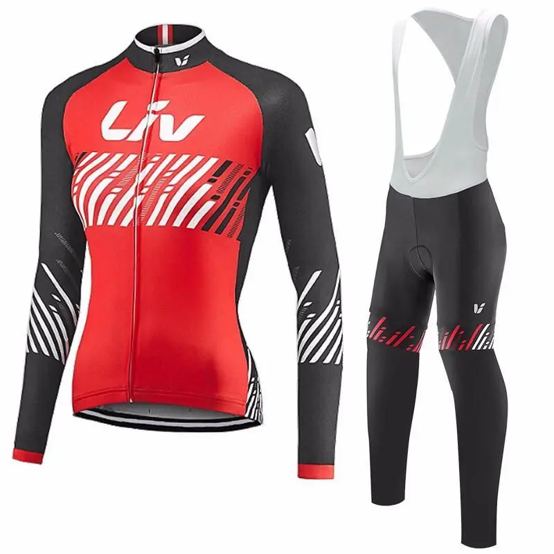 LIV Ladies Team Edition Long Sleeve Cycling Jersey Suit