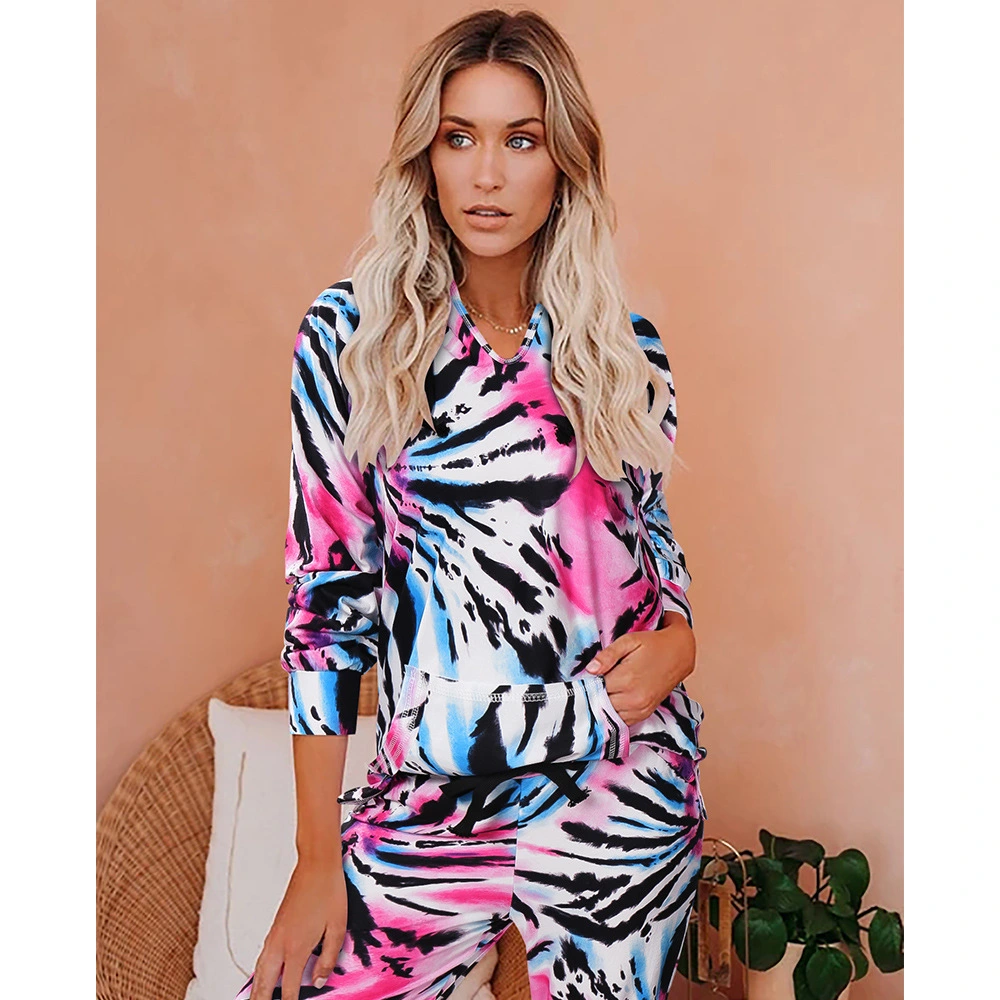 Tie dyed two piece suit for women