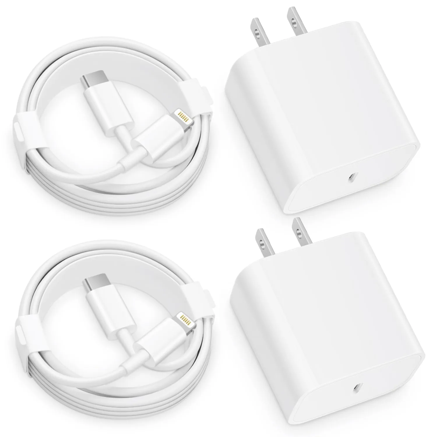 Phone 12 13 14 Fast Charger, 2-Pack 20W PD Type C Charger with 6FT USB-C Charging Cable Compatible with Phone 14 13 12 11 Pro Max/Pro/Plus/Xs/XR/X
