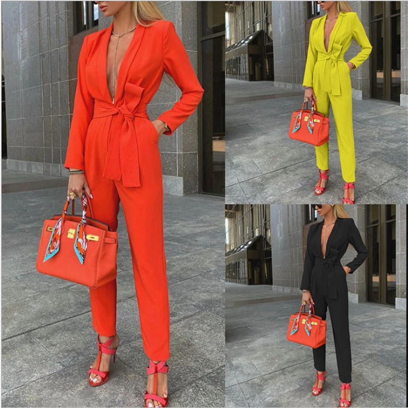 Suit loose jumpsuit
