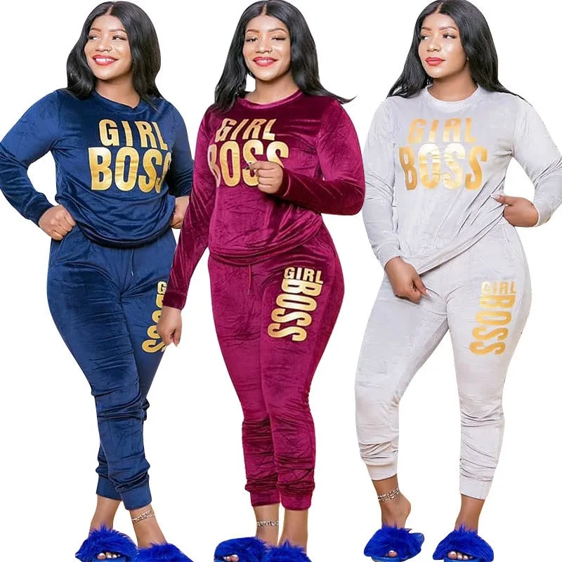 pullover two-piece suit plus size fat women sports set xxxxl