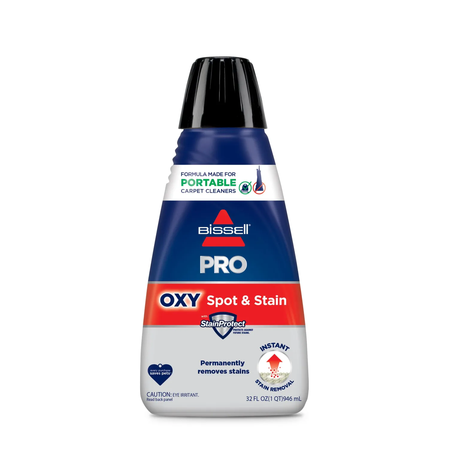 Bissell Professional Spot and Stain + Oxy Portable Machine Formula, 32 Fl Oz (Pack of 1)