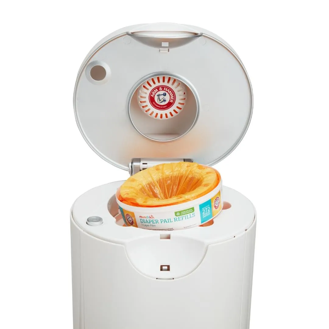 Munchkin® Arm & Hammer Diaper Pail Refill Rings, Holds up to 544 Newborn Diapers, 2 Pack