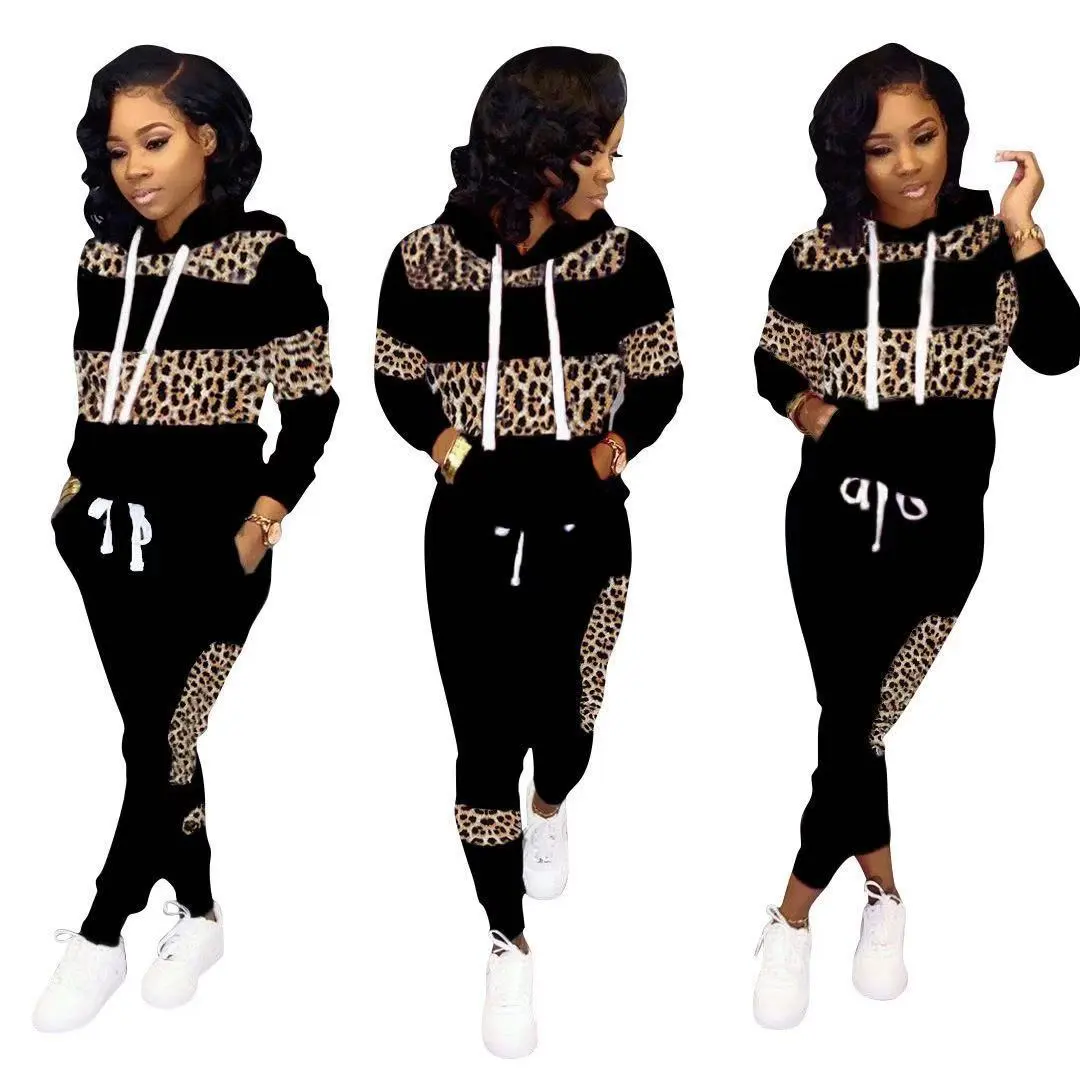 Fashion Leopard Patchwork Set